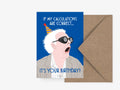 Carte d'anniversaire Retour vers le futur