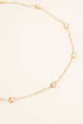 Collier coeurs Philia acier inoxydable