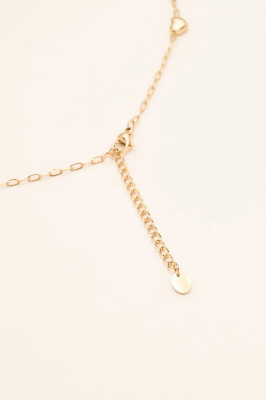 Maille collier coeurs Philia