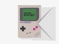 Carte d'anniversaire Game Boy